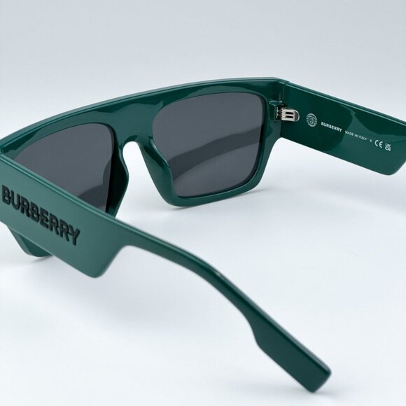 Burberry BE4397U 407187 MICAH BRAND NEW Sunglasses Green Dark Grey Unisex - Picture 9 of 11